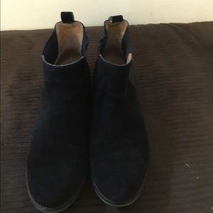 Suede booties fairy new